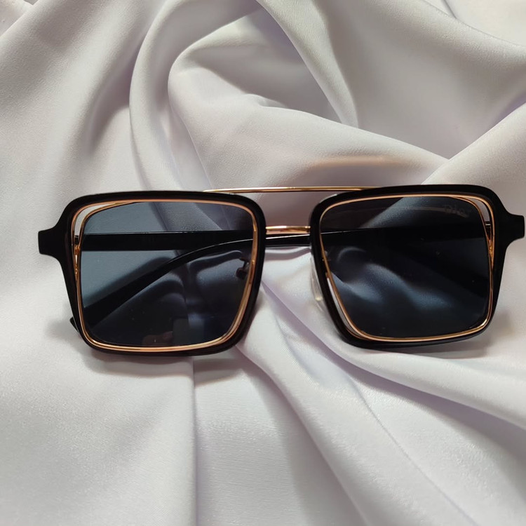 عینک آفتابی دیور مشکی مردانه و زنانه با فریم خاص و UV400